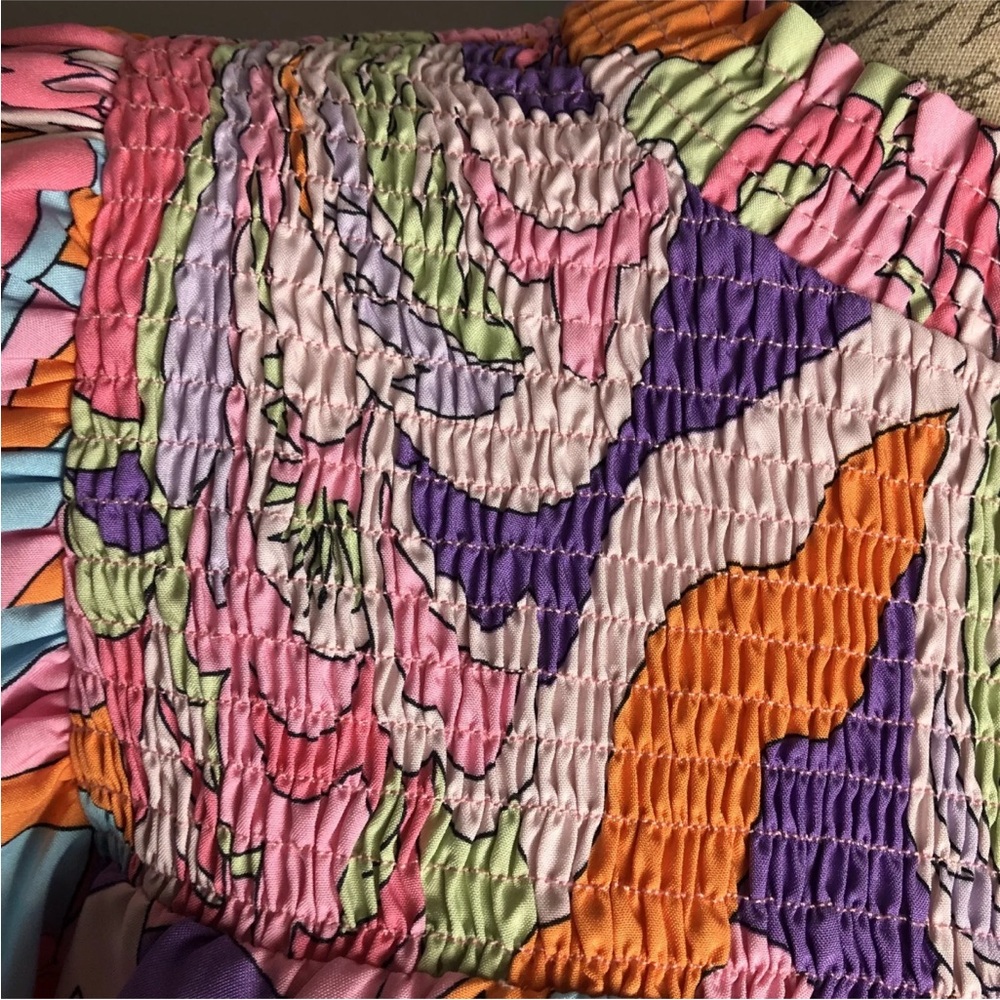 Jodifl Colorful Puff Sleeve Blouse - Picture 10 of 15
